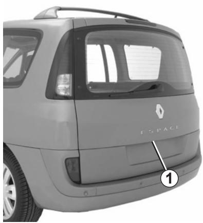 RENAULT ESPACE 4 - COFFRE À BAGAGES - 1