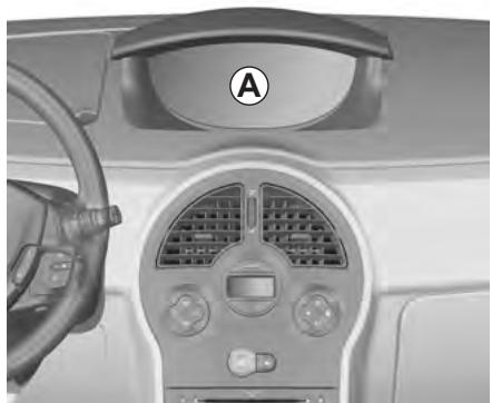 RENAULT GRAND MODUS 2011 - TABLEEAU DE BORD : témoins lumineux (3/4) - 1