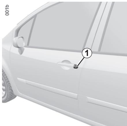 RENAULT GRAND MODUS 2011 - Verrouillage/Déverrouillage de l'extérieur - 1