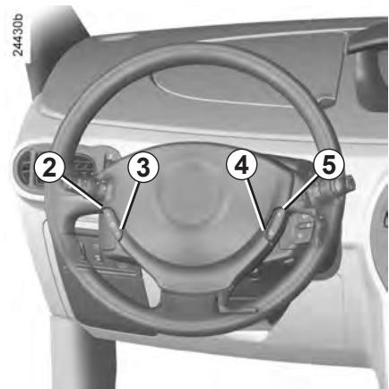 RENAULT GRAND MODUS 2011 - RÉGULATEUR-LIMITEUR DE VITESSE : fonction régulateur (1/4) - 4