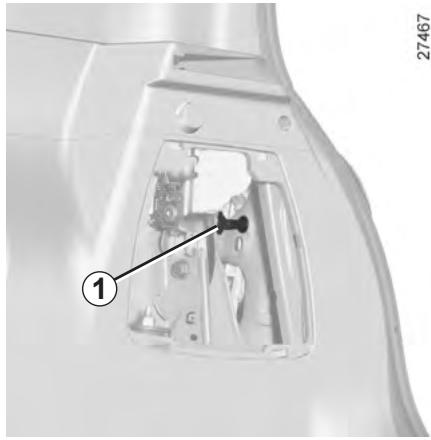 RENAULT GRAND MODUS 2011 - FEUX ARRÈRE ET LATERAUX : remplacement des lampes (1/2) - 1