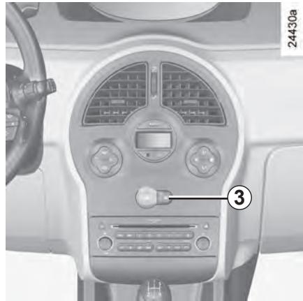 RENAULT GRAND MODUS 2011 - Verrouillage/Déverrouillage de l'intérieur : bouton 3 - 1