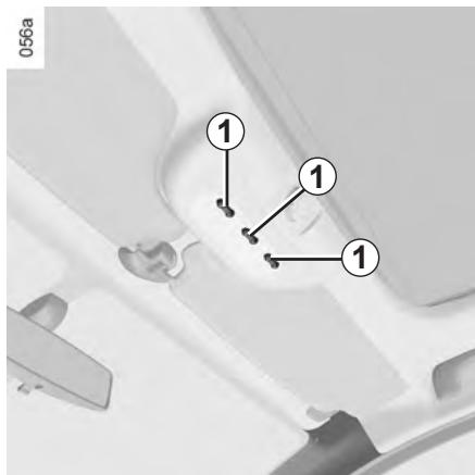RENAULT GRAND MODUS 2011 - ÉCLAIRAGE INTÉRIEUR : remplacement des lampes (1/2) - 1