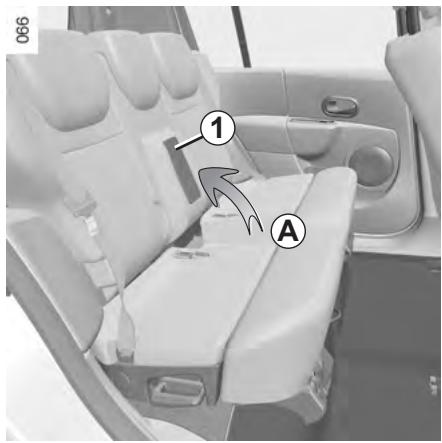 RENAULT GRAND MODUS 2011 - BANQUETTE ARRIÈRE TRIPTIC - 1