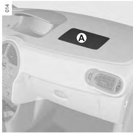 RENAULT GRAND MODUS 2011 - Airbag conducteur et passager - 2