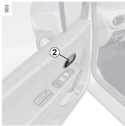 RENAULT GRAND MODUS 2011 - Ouverture de l'extérieur - 1