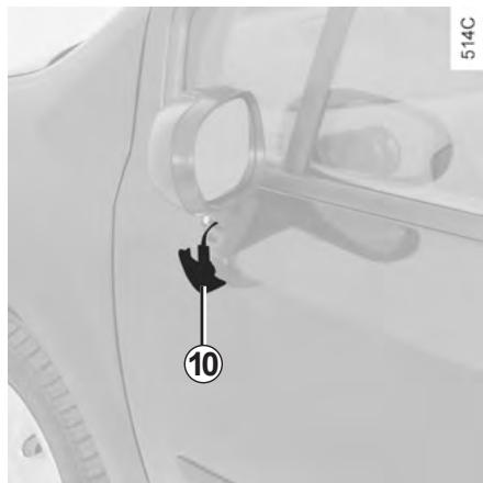 RENAULT GRAND MODUS 2011 - Éclaireurs plaque d'immatriculation 9 - 1