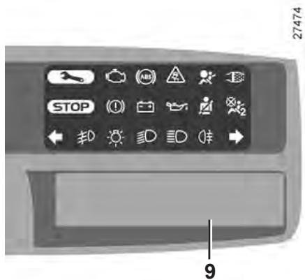 RENAULT GRAND MODUS 2011 - Bouton de réglage de l'heure 8 - 1
