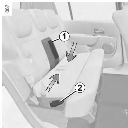 RENAULT GRAND MODUS 2011 - BANQUETTE ARRIÈRE TRIPTIC - 3