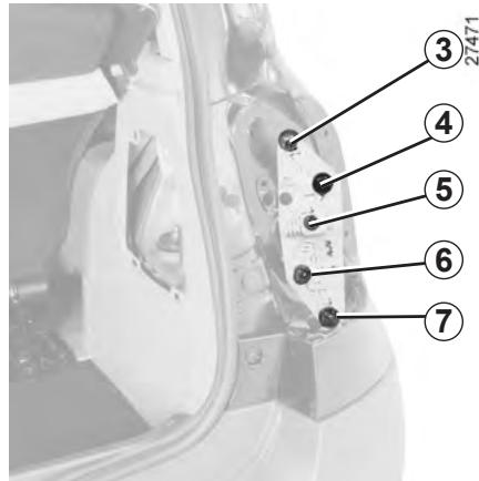 RENAULT GRAND MODUS 2011 - Feux de direction/feux de position et de stop - 3