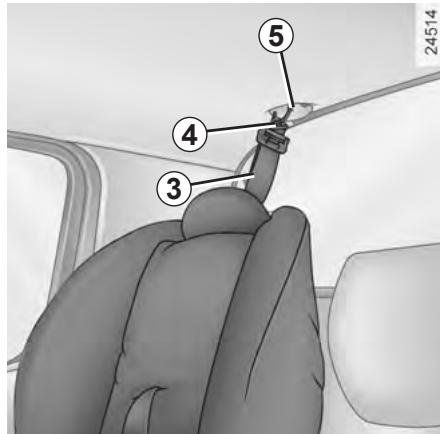 RENAULT GRAND MODUS 2011 - SECURITE ENFANTS :CHOIX DE LA FIXATION DU SIège enfant (2/2) - 2