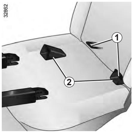 RENAULT GRAND MODUS 2011 - SECURITE ENFANTS :CHOIX DE LA FIXATION DU SIège enfant (2/2) - 1