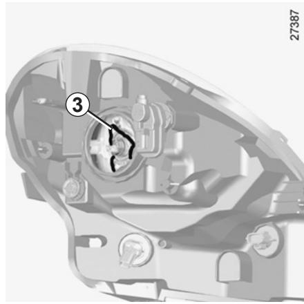 RENAULT KANGOO BE BOP 2011 - Ne touchez pas le verre de la lampe. Tenez-la par son culot. - 2
