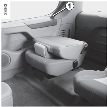 RENAULT KANGOO BE BOP 2011 - CEINTURES DE SECURITE ARRÊRÉ - 1