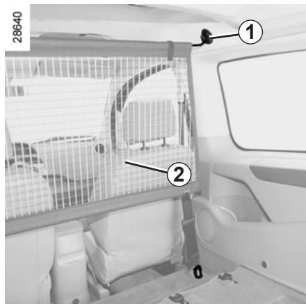 RENAULT KANGOO BE BOP 2011 - FILET DE SÉPARATION - 2