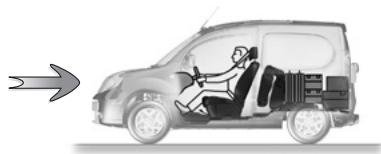 RENAULT KANGOO BE BOP 2011 - TRANSPORT D'OBJETS DANS LE COFFRE - 2