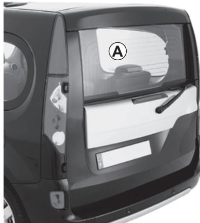 RENAULT KANGOO BE BOP 2011 - Lève-vitre de coffre 4 - 1