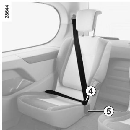 RENAULT KANGOO BE BOP 2011 - Fonctionnalité des sièges arrêté - 1