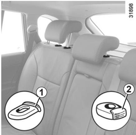 RENAULT KOLEOS 2011 - APPUIS-TÊTE ARRIÈRE - 1