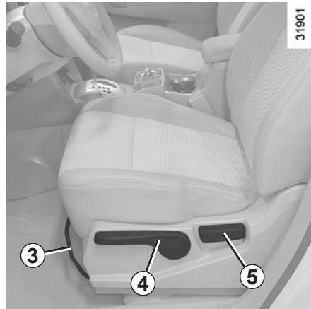 RENAULT KOLEOS 2011 - Pour incliner le dossier - 1