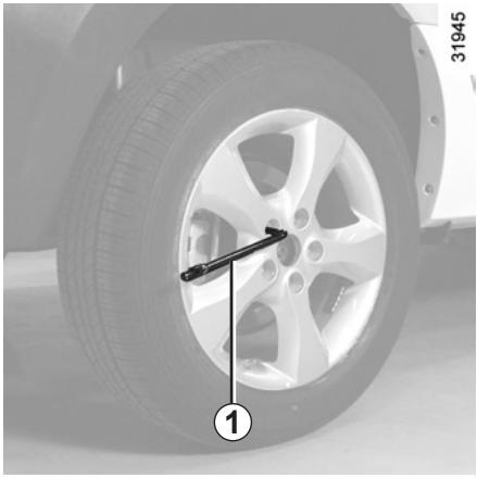 RENAULT KOLEOS 2011 - CHANGEMENT DE ROUE (1/2) - 1