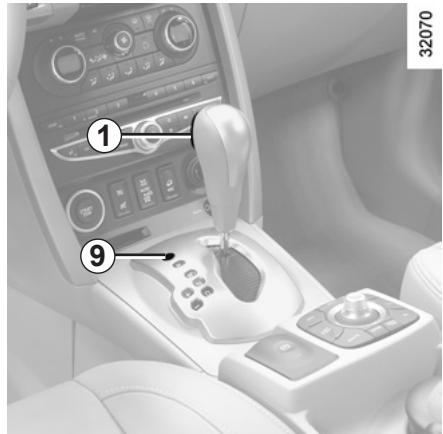 RENAULT KOLEOS 2011 - Particularité des véhicules équipés d'une boîte de vitesses à variation continue : - 1