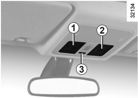 RENAULT KOLEOS 2011 - ÉCLAIRAGE INTÉRIEUR (1/2) - 1