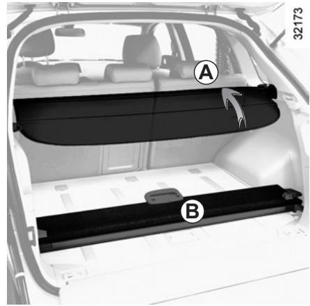 RENAULT KOLEOS 2011 - Dépose du cache-bagages - 1