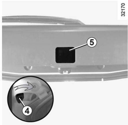 RENAULT KOLEOS 2011 - Pour fermer la porte de coffre - 2