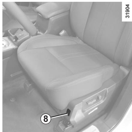 RENAULT KOLEOS 2011 - Pour rabattre le siège passager - 3