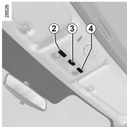 RENAULT MEGANE 3 - LEVE-VITRES MANUELS/ÉCLAIRAGE INTÉRIEUR (1/2) - 2