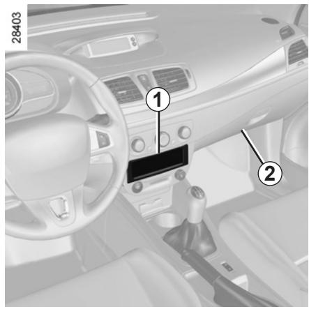 RENAULT MEGANE 3 - Utilisation du téléphone - 1