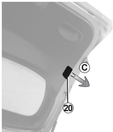RENAULT MEGANE 3 - FEUX ARRÈRE ET LATERAUX : remplacement des lampes (4/6) - 1