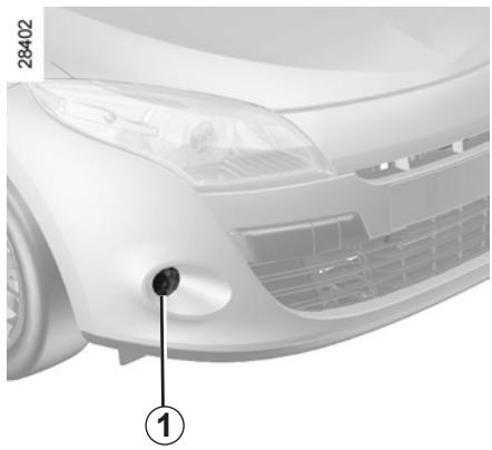 RENAULT MEGANE 3 - PROJECTEURS AVANT : feu des brouillard avant, additionnels - 1