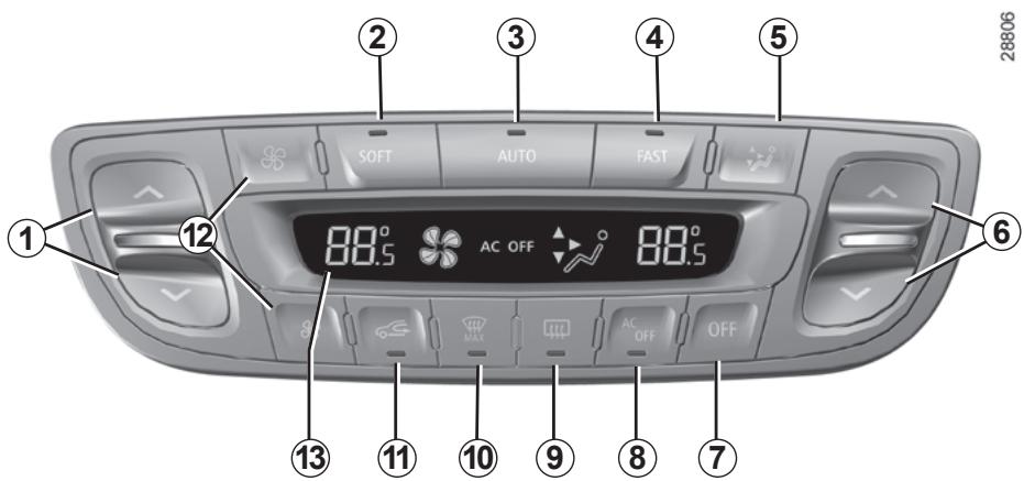 RENAULT MEGANE 3 - CLIMATISATION AUTOMATIQUE (1/5) - 1