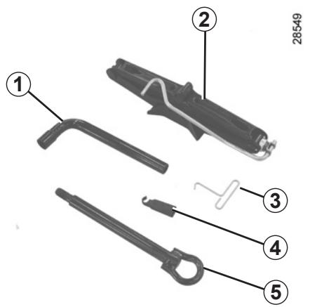 RENAULT MEGANE 3 - BLOC OUTILS/ENJOLIVEUR - ROUE - 1