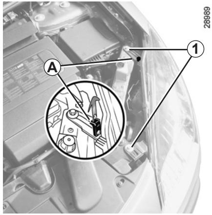 RENAULT MEGANE 3 - PROJECTEURS AVANT : remplacement des lampes (1/2) - 1