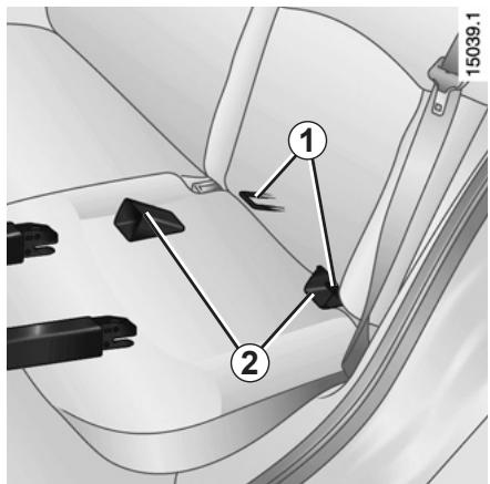 RENAULT MEGANE 3 - SECURITE ENFANTS :CHOIX DE LA FIXATION DU SIège enfant (2/2) - 1