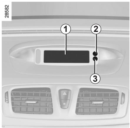 RENAULT MEGANE 3 - HEURE ET TEMPERATURE EXTÉRIÉTURE - 1