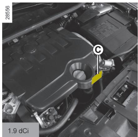 RENAULT MEGANE 3 - PLAQUES D'IDENTIFICATION MOTEUR (2/2) - 4