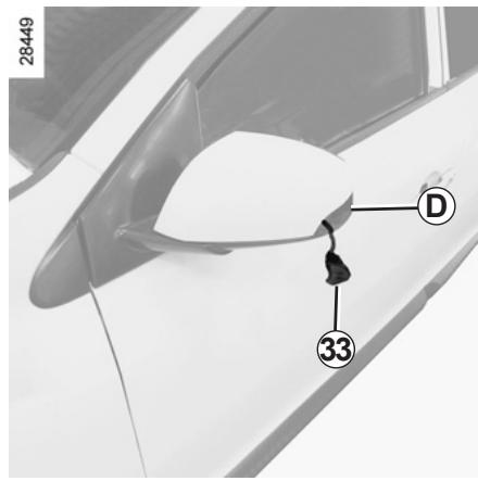 RENAULT MEGANE 3 2013 - Éclaireurs plaque d'immatriculation 32 - 1