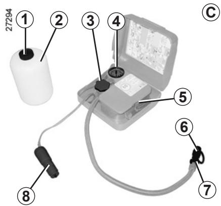 RENAULT MEGANE 3 2013 - KIT DE GONFLAGE DES PNEUMATIQUES (2/5) - 1