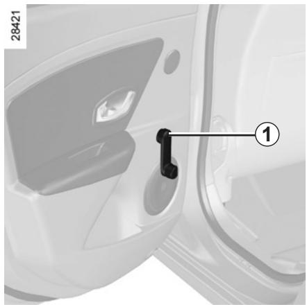 RENAULT MEGANE 3 2013 - LÈVE-VITRES MANUELS/ÉCLAIRAGE INTÉRIEUR (1/2) - 1