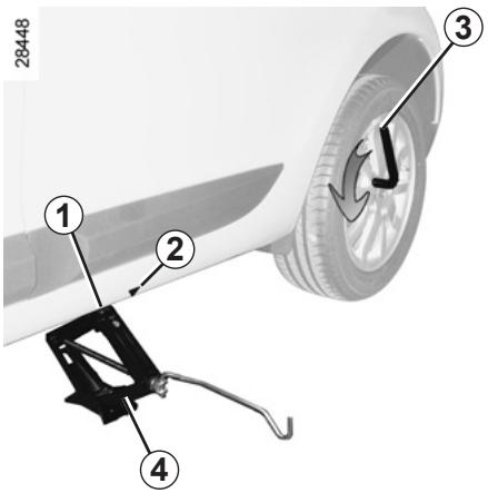 RENAULT MEGANE 3 2013 - CHANGEMENT DE ROUE (1/2) - 1