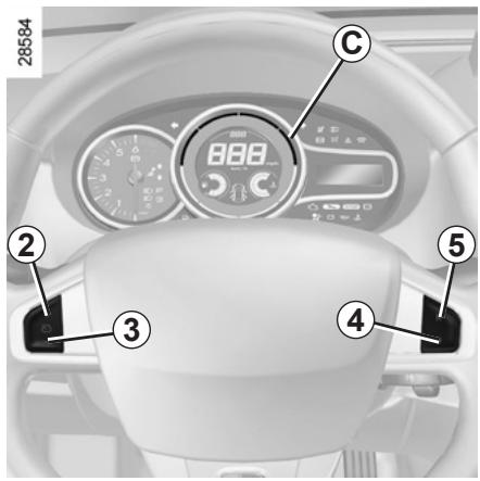RENAULT MEGANE 3 2013 - RÉGULATEUR-LIMITEUR DE VITESSE : fonction limiteur (2/3) - 1