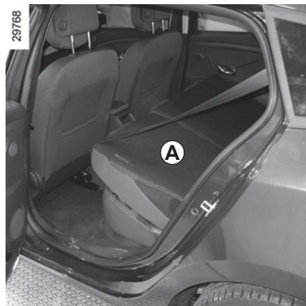 RENAULT MEGANE 3 2013 - Pour rabattre le dossier - 2