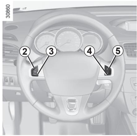 RENAULT MEGANE 3 RS - RÉGULATEUR-LIMITEUR DE VITESSE : fonction régulateur (1/4) - 4