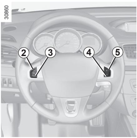 RENAULT MEGANE 3 RS - RÉGULATEUR-LIMITEUR DE VITESSE : fonction régulateur (3/4) - 1