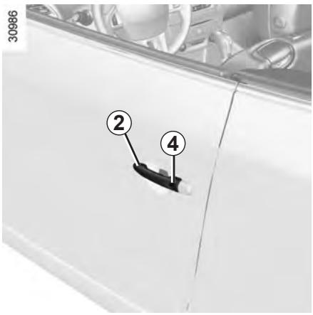 RENAULT MEGANE CC 3 2012 - CARTE RENAULT « MAINS LIBRES » : utilisation (2/3) - 1