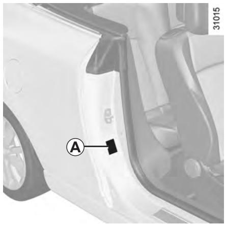 RENAULT MEGANE CC 3 2012 - PLAQUES D'IDENTIFICATION VÉHICULE - 1